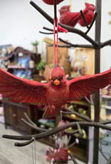Resin Cardinal Ornament - flying