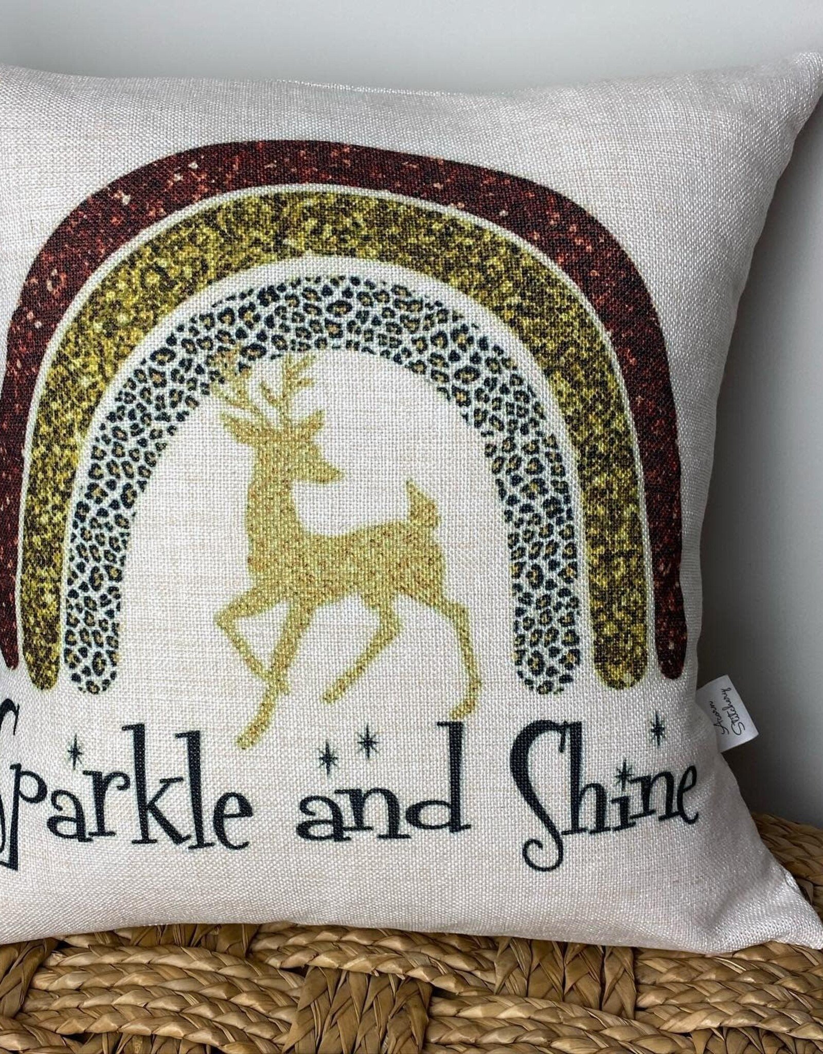 Sparkle and Shine pillow