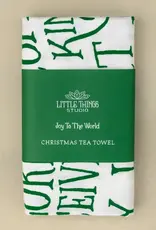 Joy to the World Christmas Hymn Tea Towel