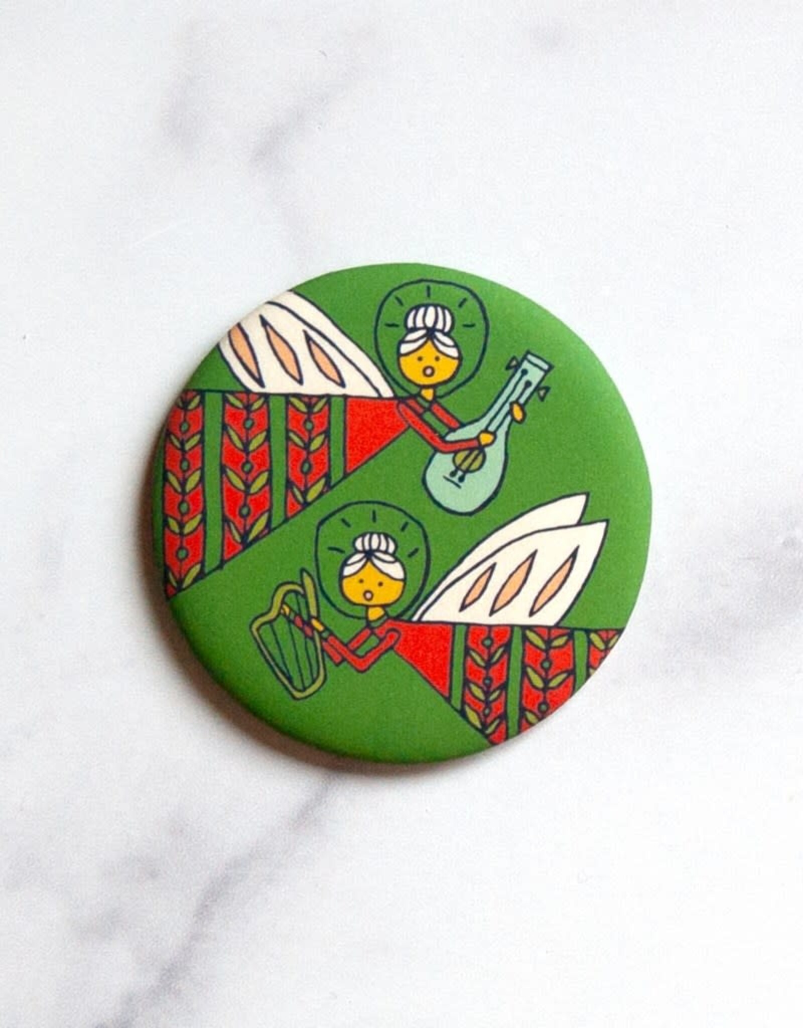 Musical Angels Christmas Magnet