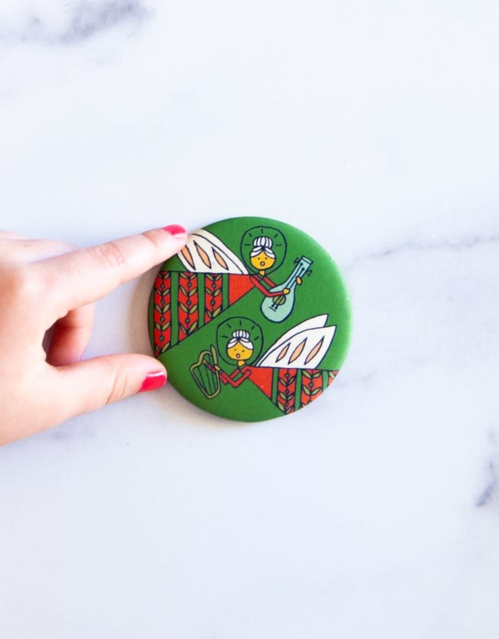 Musical Angels Christmas Magnet