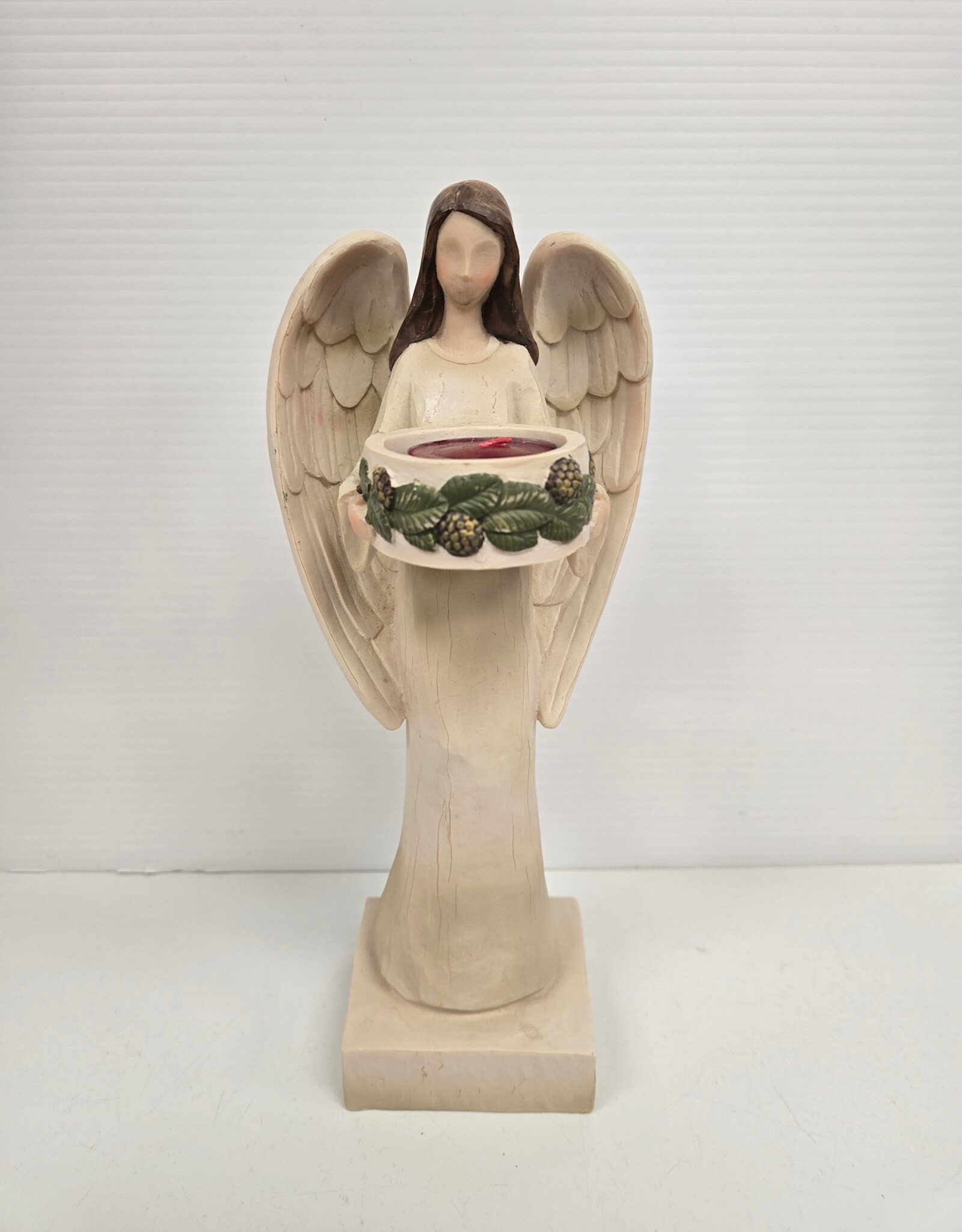 Resin Angel Candle Holder w/tealight