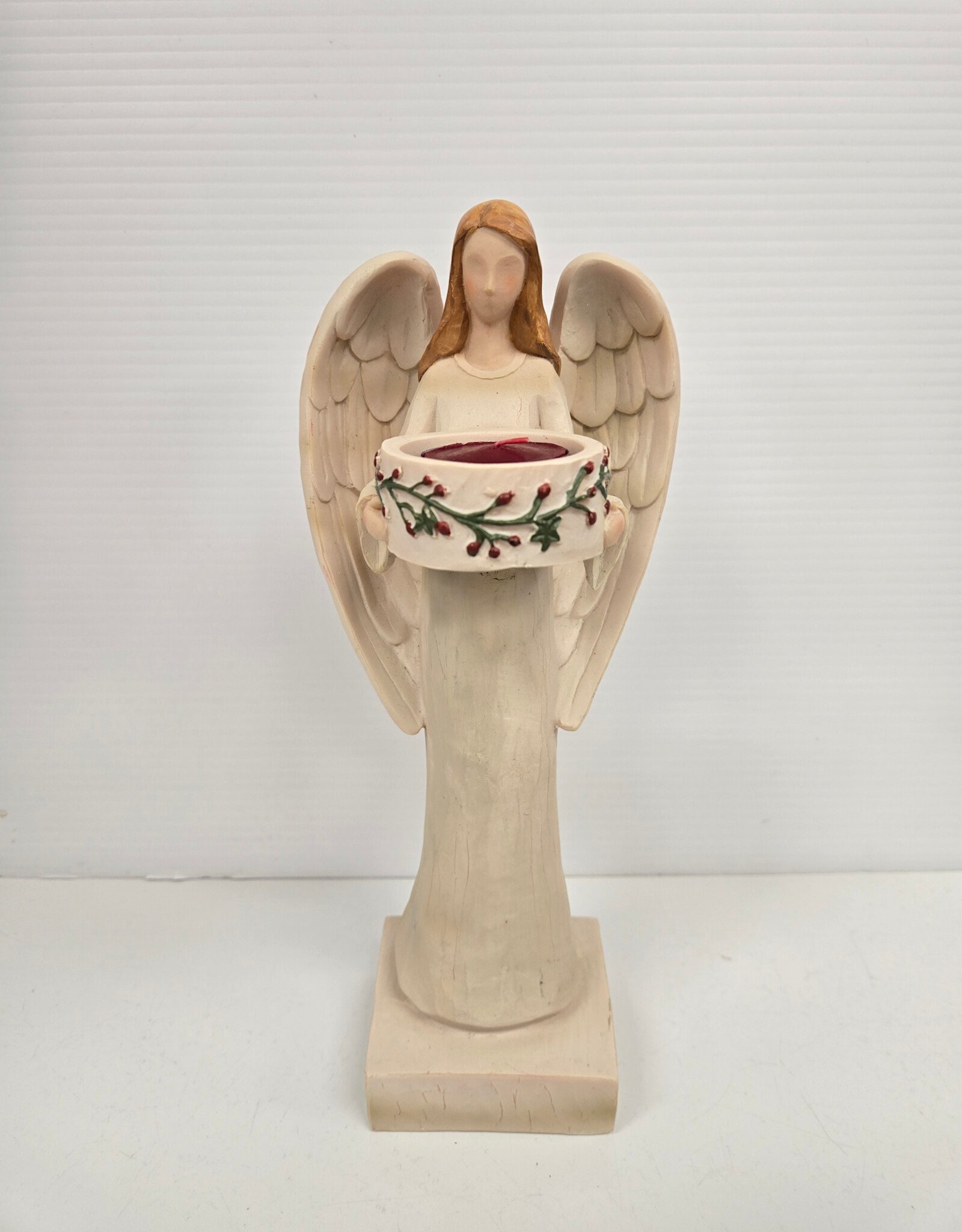 Resin Angel Candle Holder w/tealight