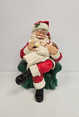 Clothtique Possible Dreams Musical Santa - Baby's First Noel