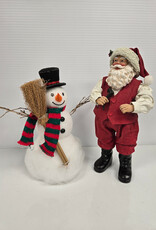 Clothtique Possible Dreams Santa - A Frosty Friend