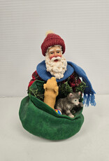 Clothtique Possible Dreams Santa - Fuzzy Friends