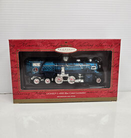 Hallmark Keepsake Lionel 1-400E Blue Comet Locomotive Blown Glass