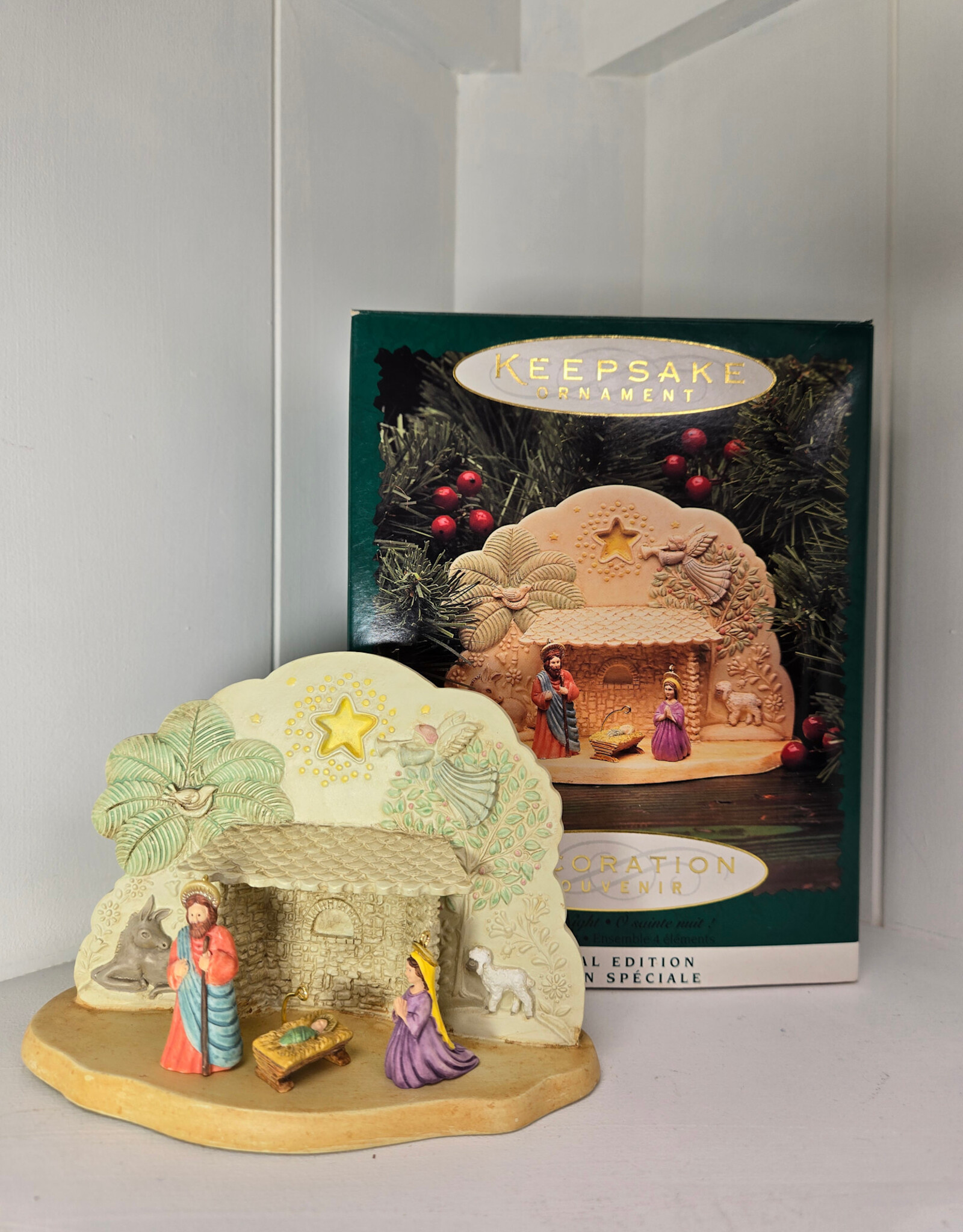 Hallmark Keepsake Ornament O Holy Night 4 Piece Set Special Edition 1996