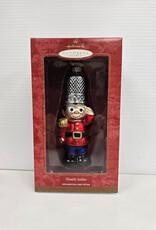 Hallmark Keepsake Thimble Soldier Blown Glass - 2000