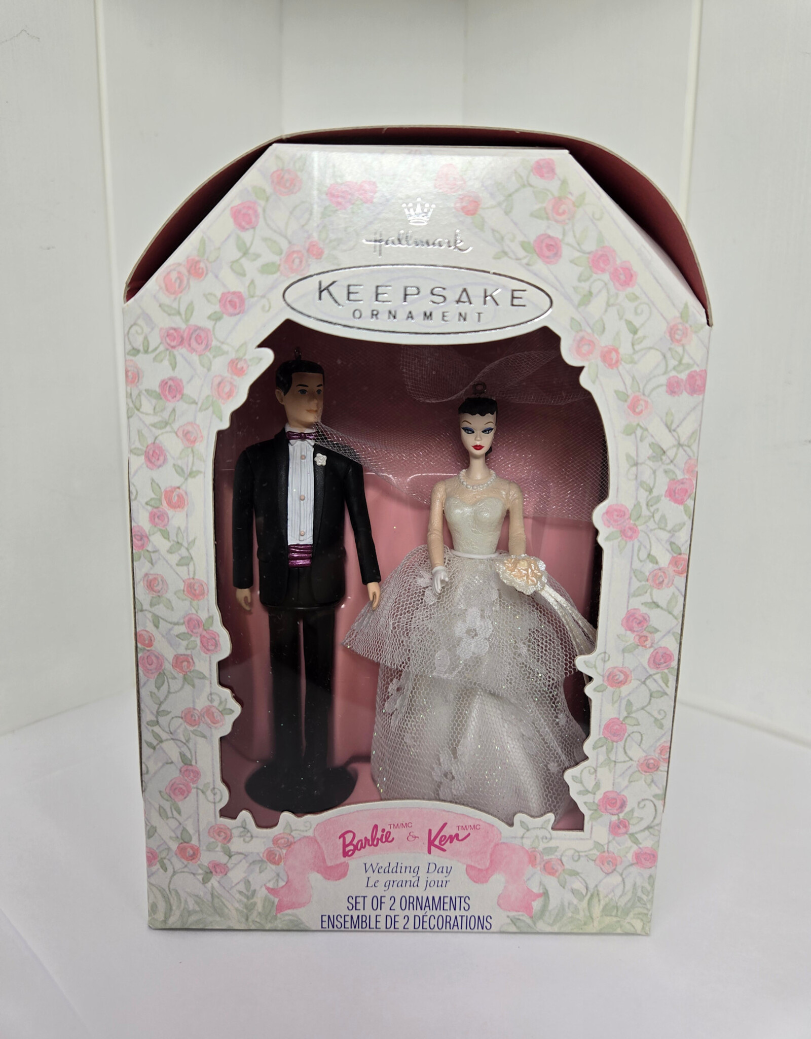 Hallmark Keepsake Barbie & Ken Wedding Day Ornaments - 1997