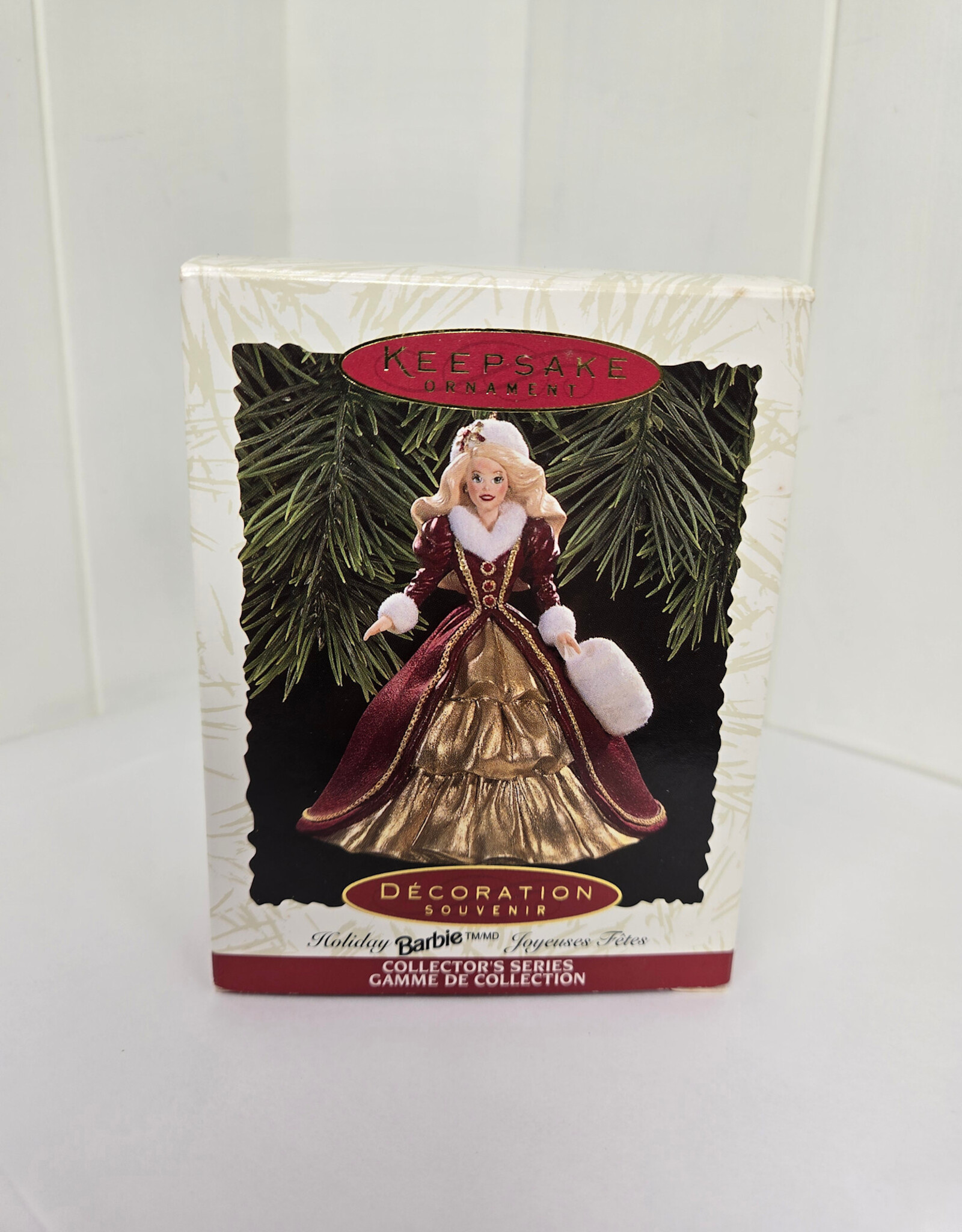 Hallmark Keepsake Holiday Barbie Ornament - 1996