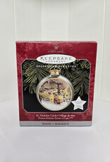 Hallmark Keepsake St. Nicholas Circle, Thomas Kinkade Ornament - light