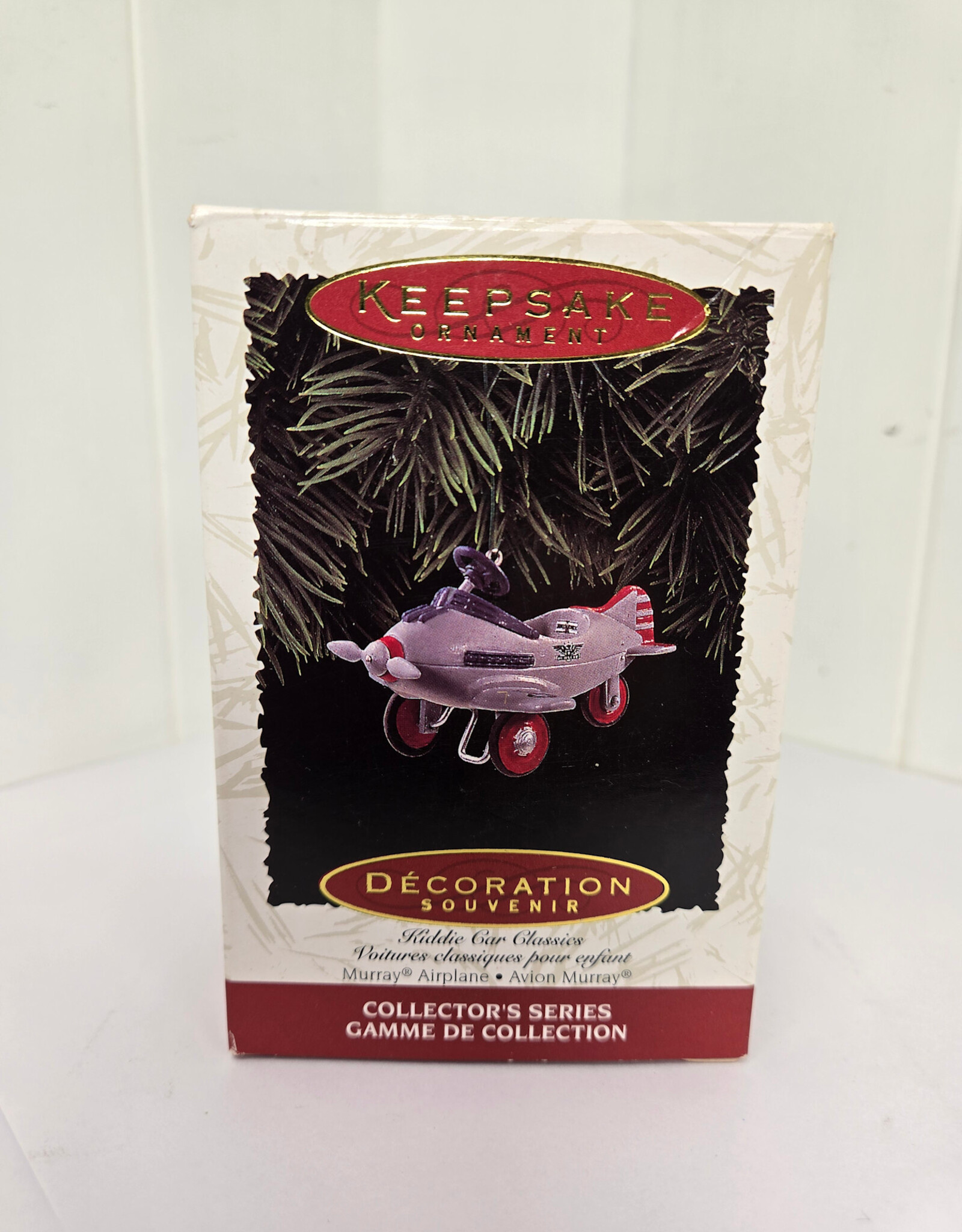 Hallmark Keepsake Kiddie Car Classics Murray Airplane Ornament - 1996