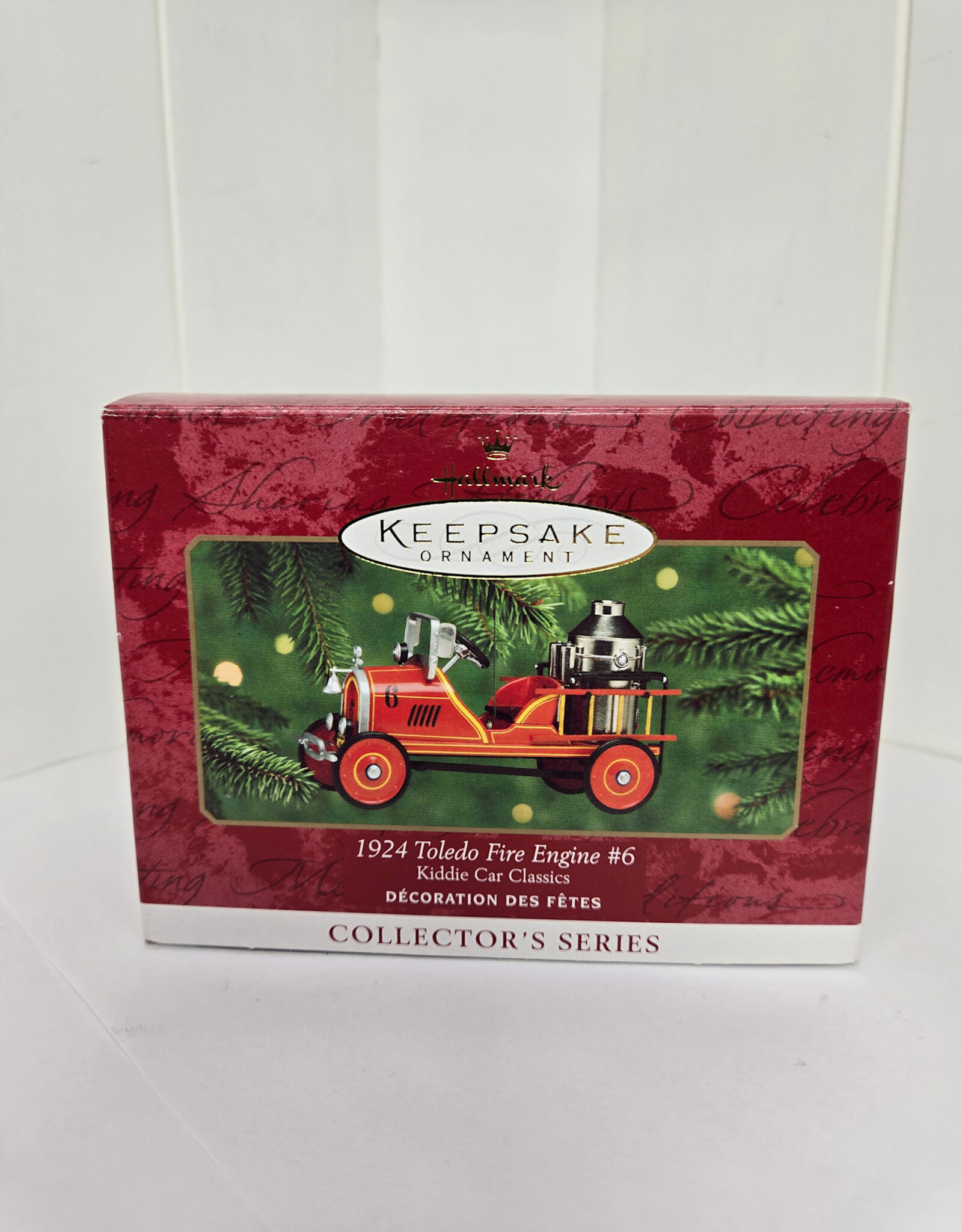 Hallmark Keepsake Kiddie Car Classics 1924 Toledo Fire Engine #6 - 2000