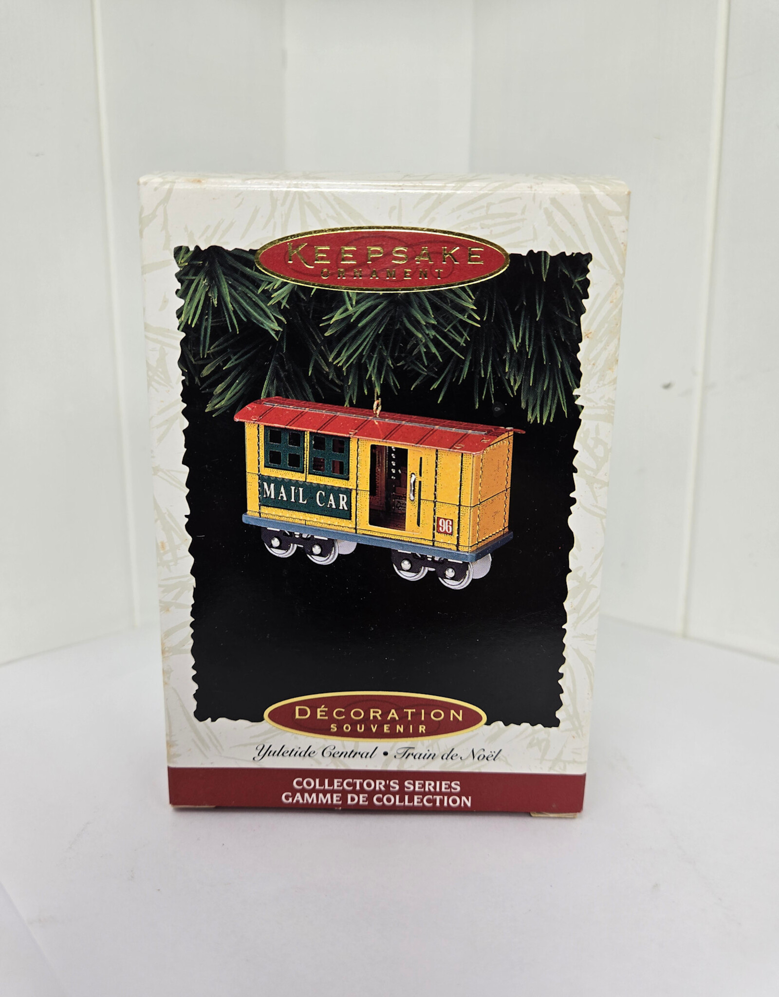 Hallmark Keepsake Yuletide Central Mail Car Ornament - 1996
