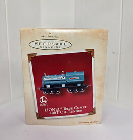Hallmark Keepsake Lionel Blue Comet 400T Oil Tender Ornament - 2002