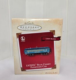 Hallmark Keepsake Lionel Blue Comet Passenger Car Ornament - 2002