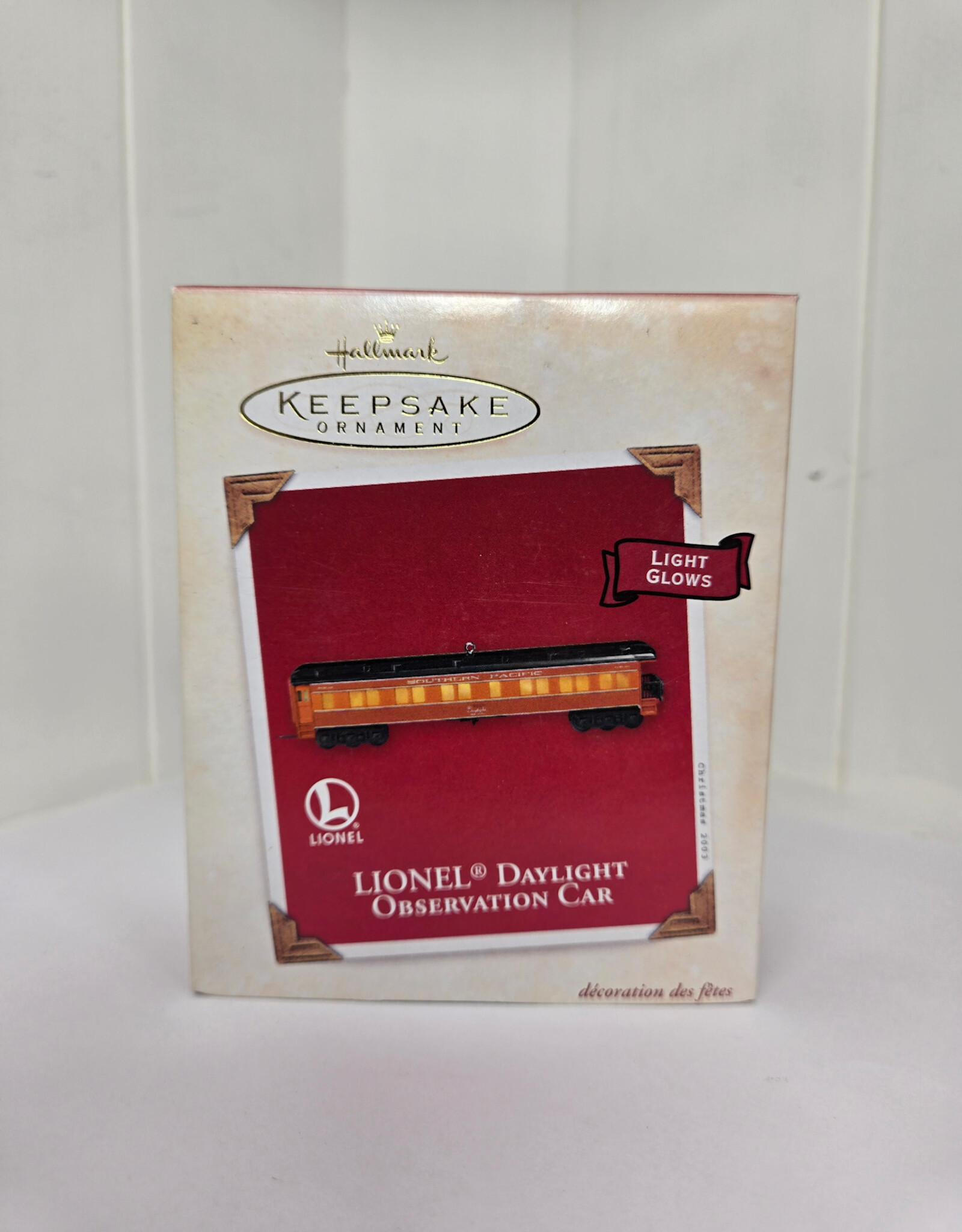 Hallmark Keepsake Lionel Daylight Observation Car Ornament - 2003
