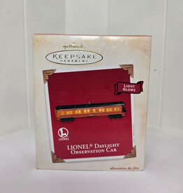 Hallmark Keepsake Lionel Daylight Observation Car Ornament - 2003