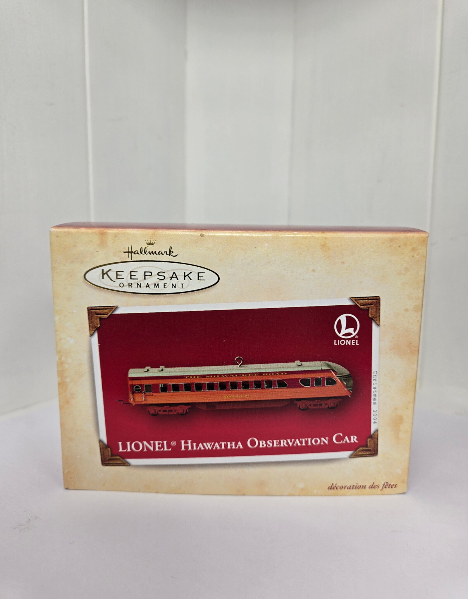 Hallmark Keepsake Lionel Hiawatha Observation Car Ornament - 2004
