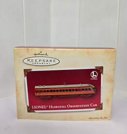 Hallmark Keepsake Lionel Hiawatha Observation Car Ornament - 2004