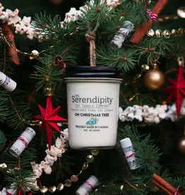 Serendipity Soy Candles 8oz Jar Candle - Oh Christmas Tree