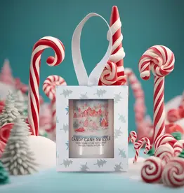 Serendipity Soy Candles Candy Cane Swizzle Ornament