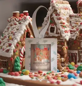 Serendipity Soy Candles Gingerbread Town Ornament