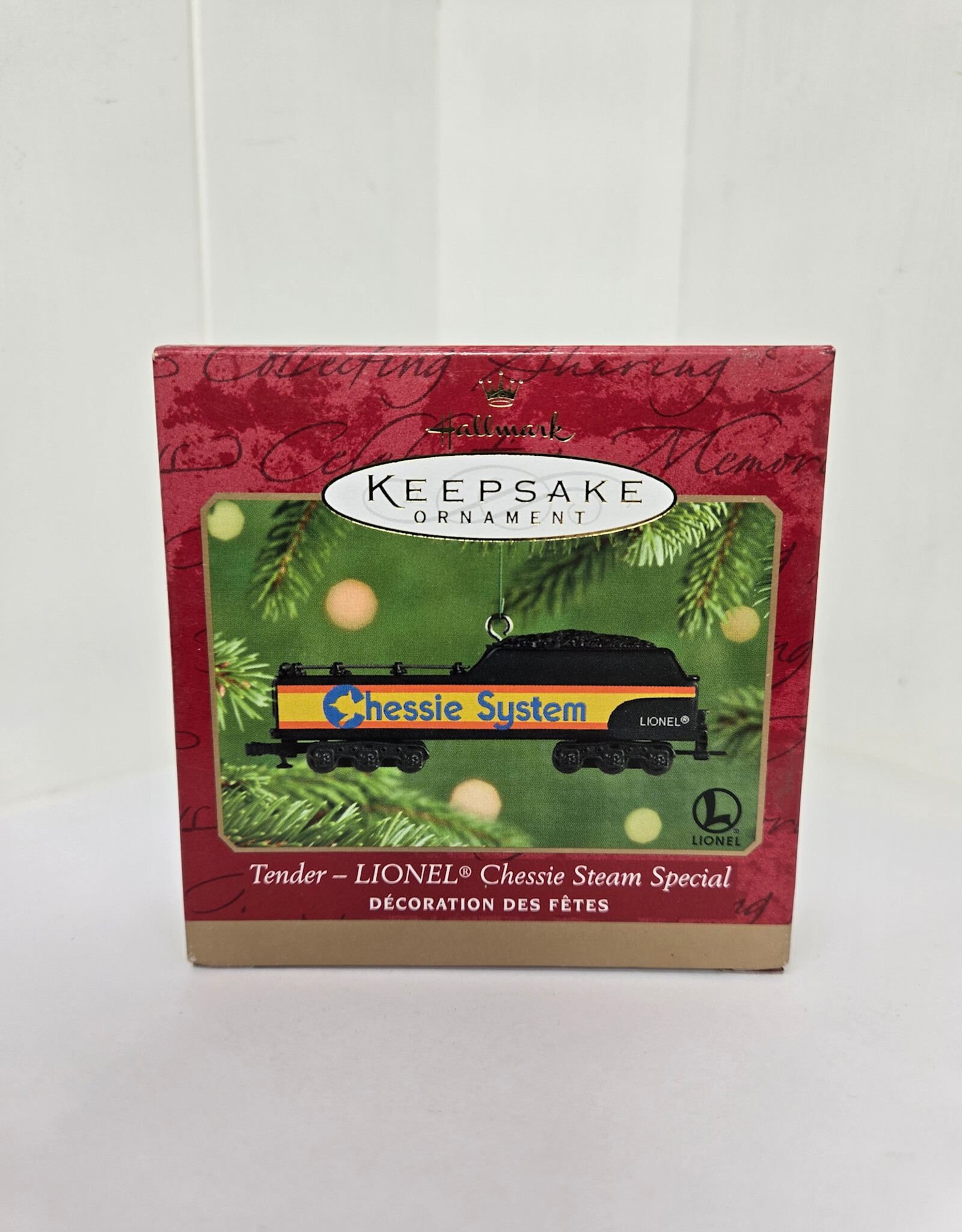 Hallmark Keepsake Ornament Tender Lionel Chessie System Steam Special - 2001