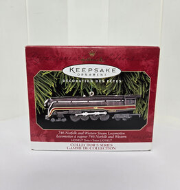 Hallmark Keepsake Ornament  746 Norfolk & Western Steam Locomotive - 1999