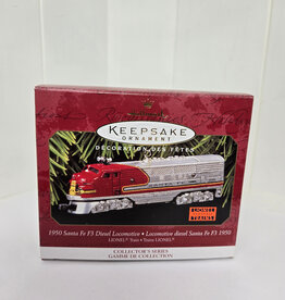 Hallmark Keepsake Ornament  1950 Santa Fe F3 Diesel Locomotive - 1997