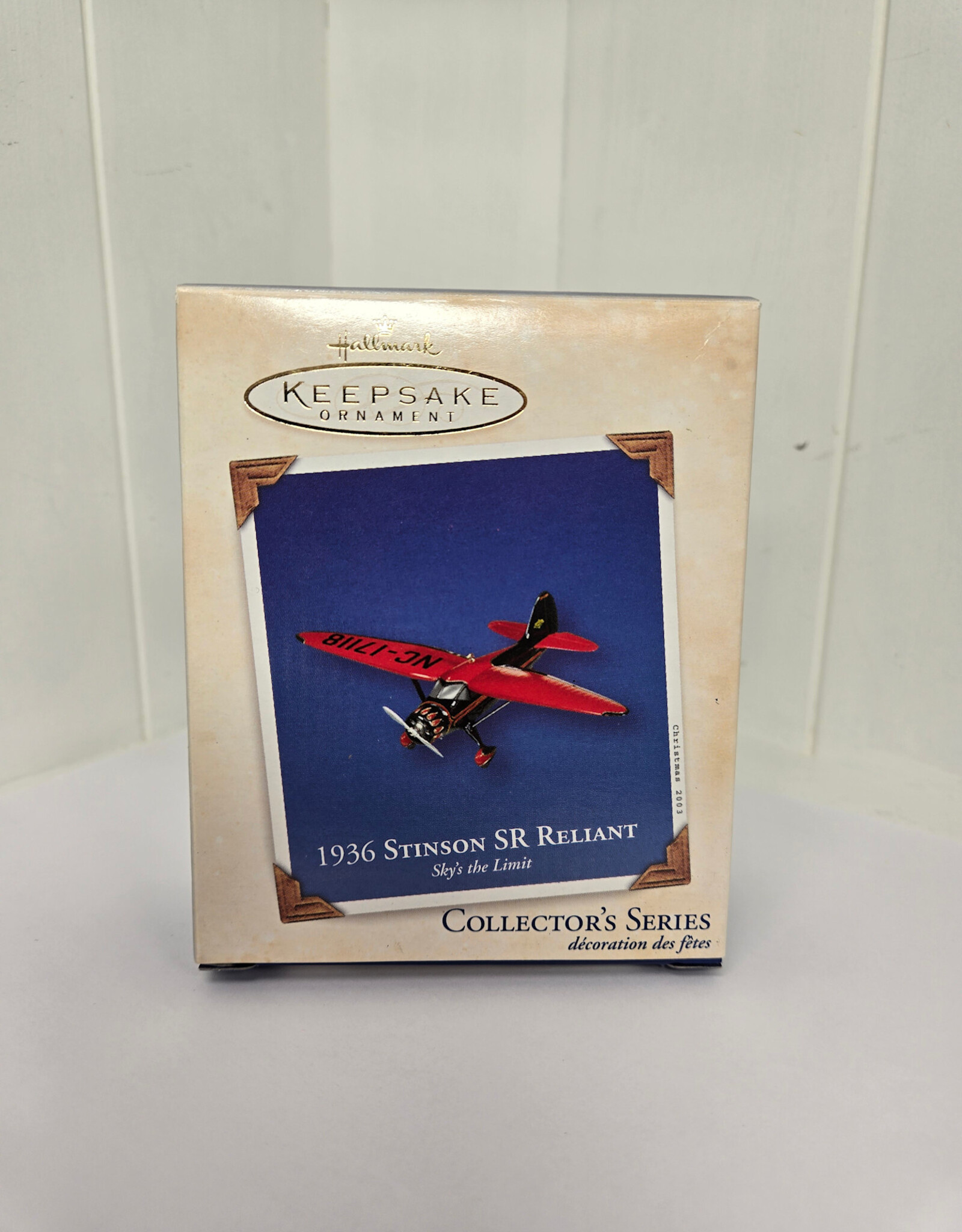 Hallmark Keepsake 1936 Stinson SR Reliant Ornament - 2003