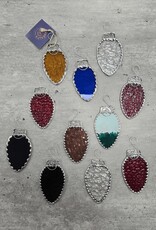 Stained Glass Light Bulb Ornament