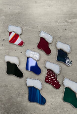 Stained Glass Stocking Ornament