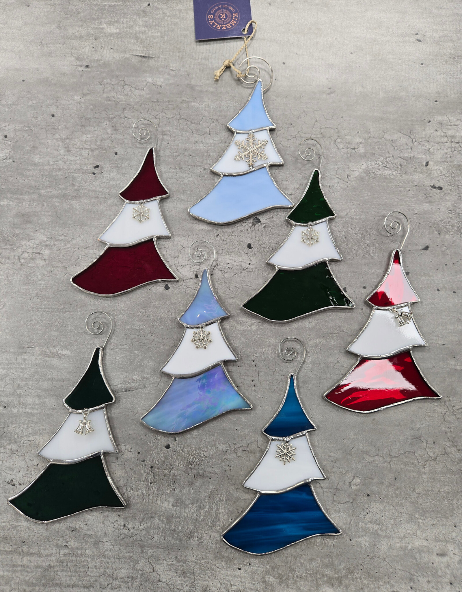 Stained Glass Tree Ornament