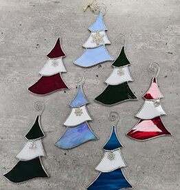 Stained Glass Tree Ornament