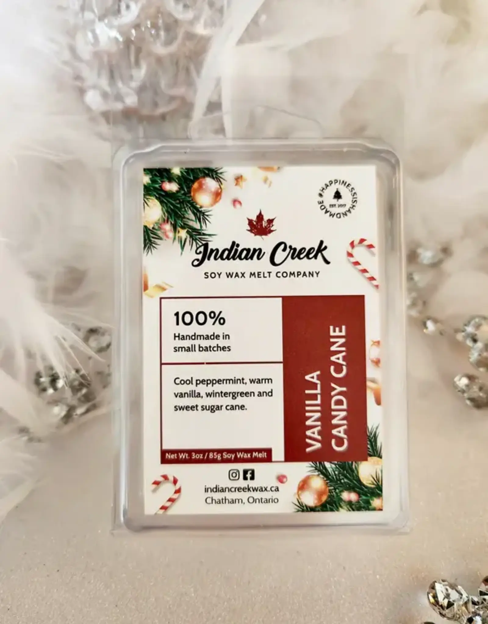 Soy Wax Melts - Vanilla Candy Cane