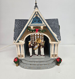 Department 56 Original Snow Village Roosevelt Park Band Shell lights/music