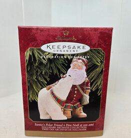 Hallmark Keepsake Santa's Polar Friend Ornament - 1997