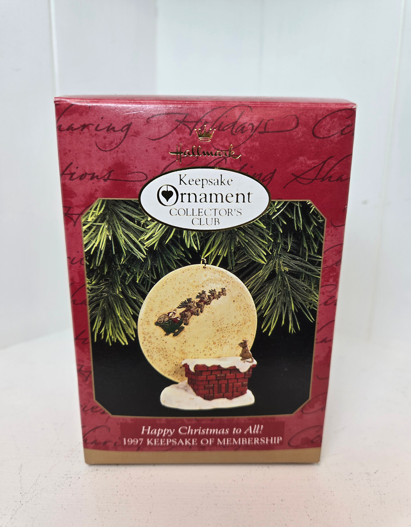 Hallmark Keepsake Happy Christmas to All Ornament - 1997