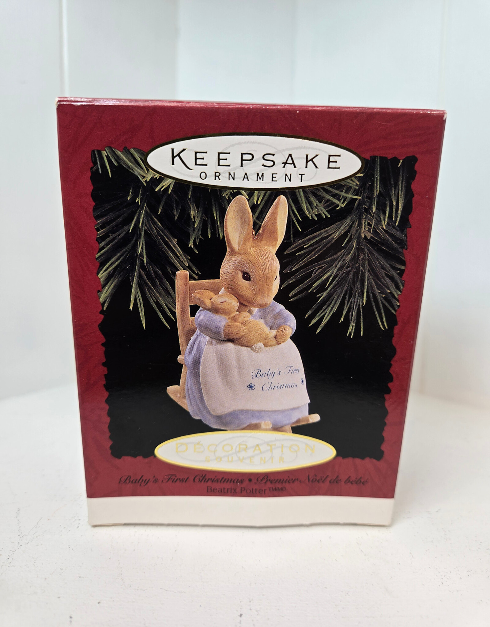 Hallmark Keepsake Baby's 1st Christmas Beatrix Potter -1996