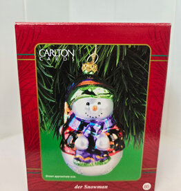 Carlton Cards Heirloom der Snowman Ornament