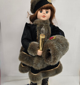 Vintage 24" Telco Christmas Animated Victorian Girl