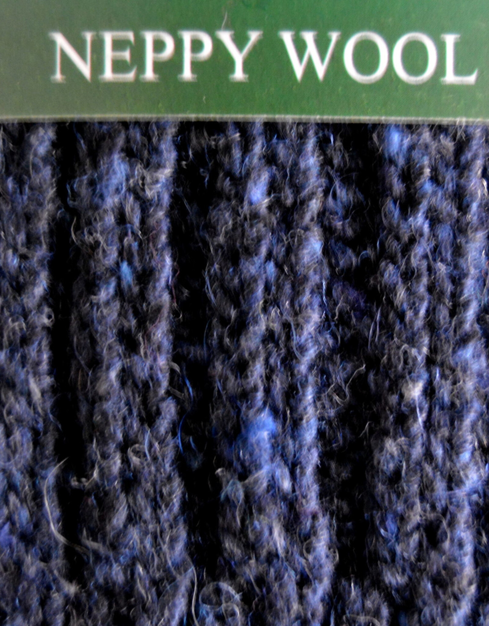 Ladies Neppy Wool Socks - Navy