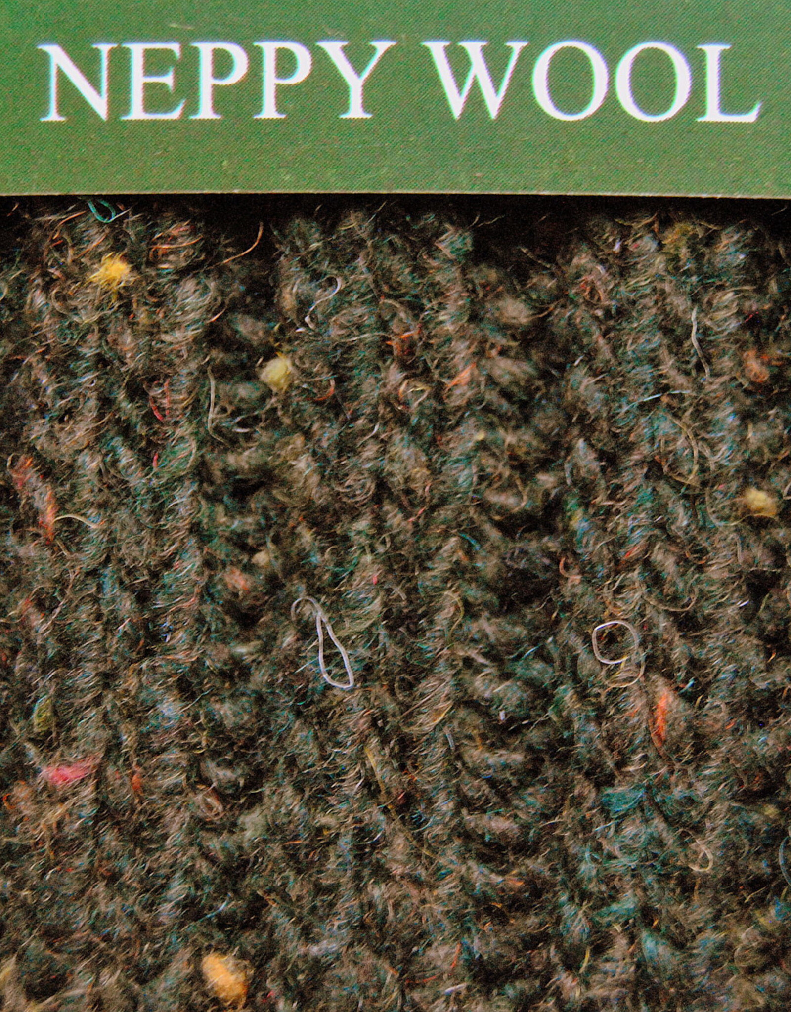 Men's Neppy Wool Socks - Green