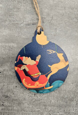 Wood Ornament OR-22 Santa