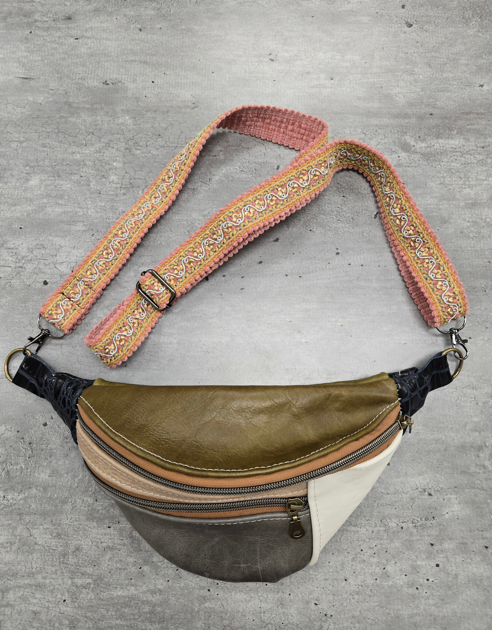 Heather Poort Leather Bum Bag - handcrafted