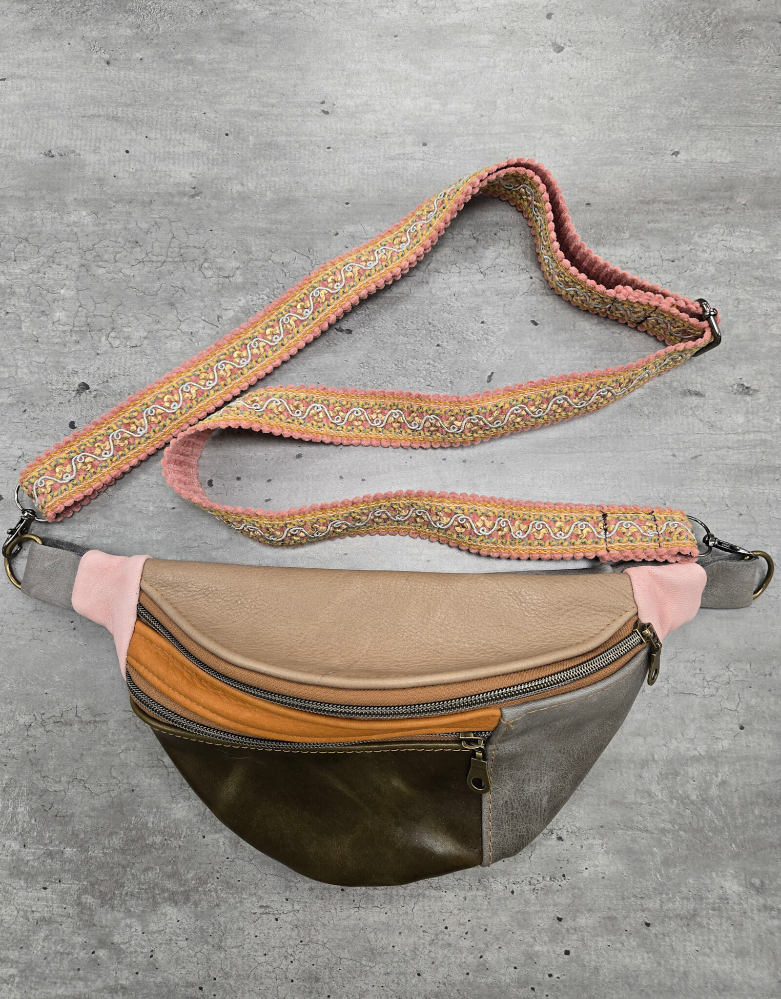 Heather Poort Leather Bum Bag - handcrafted