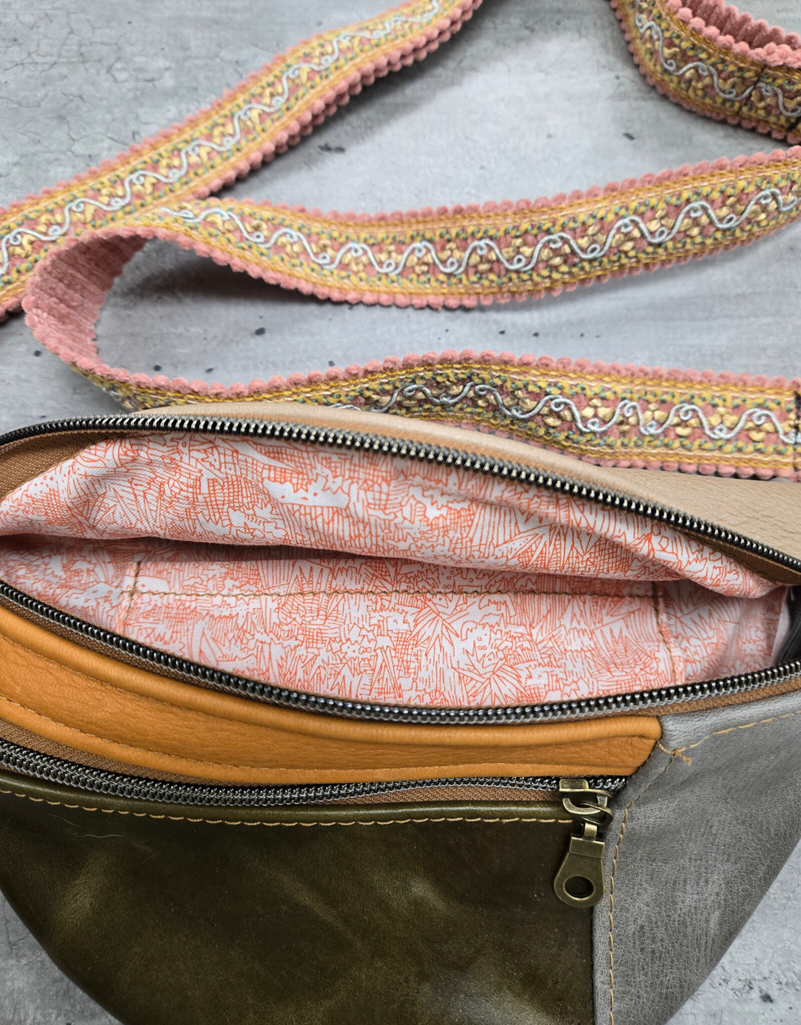 Heather Poort Leather Bum Bag - handcrafted