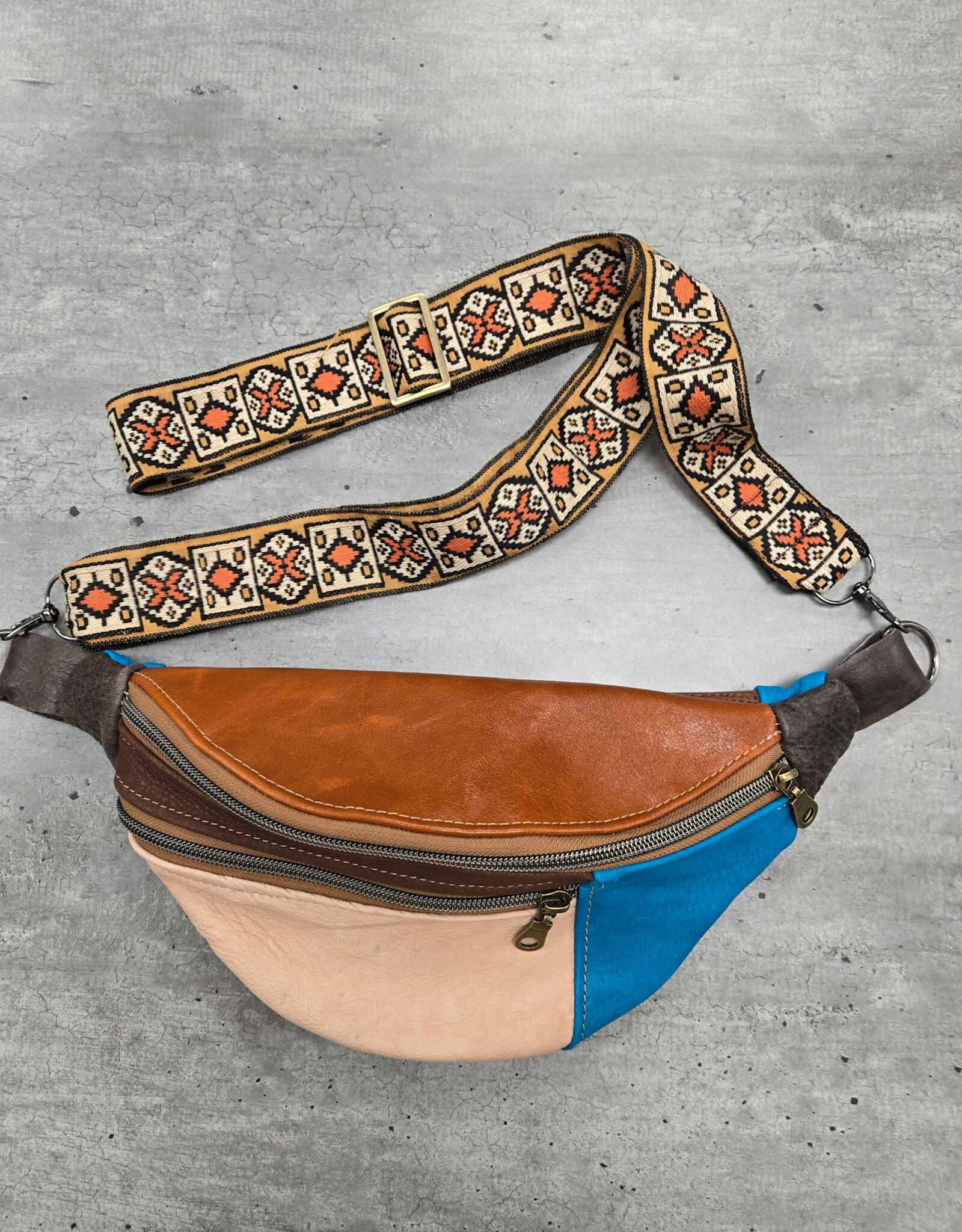 Heather Poort Leather Bum Bag - handcrafted